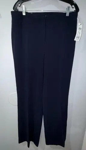 Silver Jeans NWT Basler Navy Blue Wide Leg Pants Size 42 U