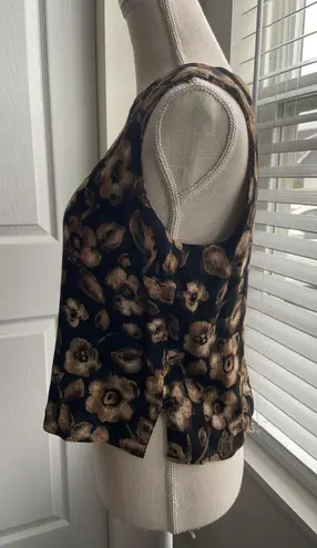 Pendleton Vintage Tiger Print Floral Tank Top & Skirt Matching Set