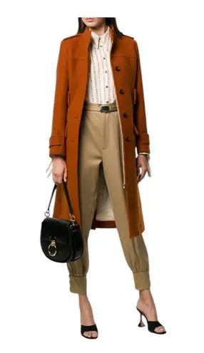 Chloé Silk Chain Print Seedpearl Beige Blouse