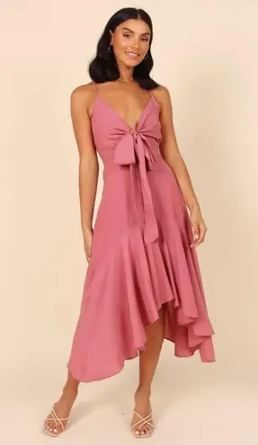 Petal and Pup  Mariana Rose Pink High Low Midi Dress XS