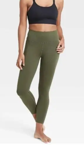 All In Motion Olive Green High rise leggings, Size M