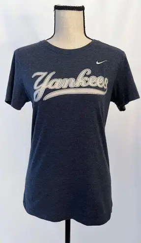 Nike Yankees Bleach Effect Logo Tee
