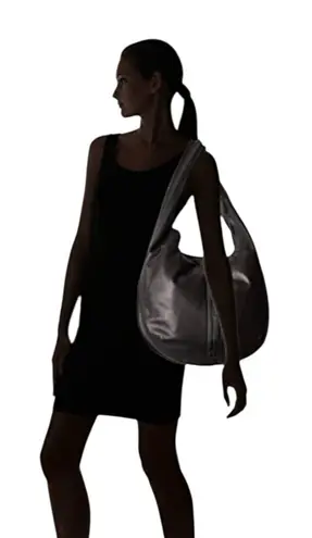 Mackage Noya black pebbled leather satchel large shoulder bag tote