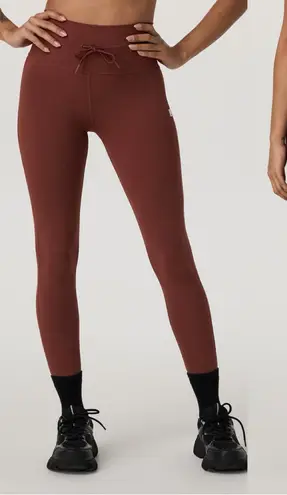 Vuori Women’s Daily Leggings Pull On 25” High Rise Drawstring in Burnt Sienne XS