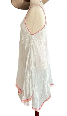 Blue Island Asymmetrical Pull On Cover Up Dress