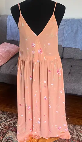 Christy Dawn Coral Floral "The Lincoln" Dress. Size Small (?)