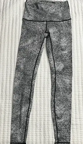 Lululemon  athletica Gray Patterned Leggings - Image 1