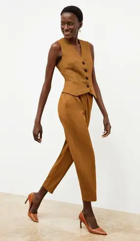 MM.LaFleur The Shane 2.0 Drawstring Pant Everyday Twill In Acorn NWT Size 4