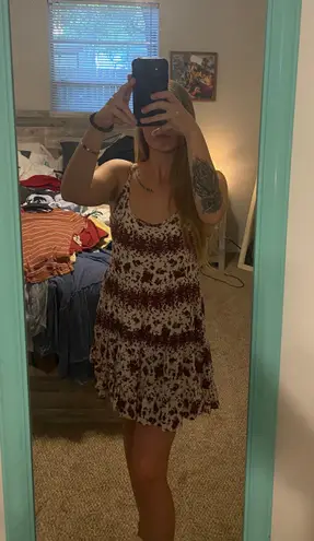 Brandy Melville Floral Babydoll Dress