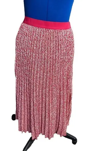 Vince Camuto  Women’s Maxi Skirt Size Large, Pink & Ivory thumbnail 1