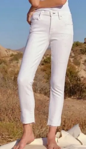 Amo Babe Sea Salt Slim Fit Jeans Sz 29 White
