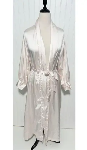 Bert Yelin For Iris Vintage Long Sleeve Collar Sleeping Robe Pink ILGWU Small