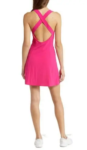 Outdoor Voices 💕💕 Cross Back Tennis Minidress ~ PItaya Pink Large L NWT