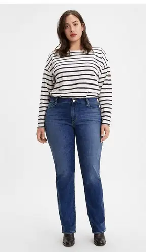 Denizen from Levi's NWT Levis Classic Straight Blue Jeans Sz 22W S (Short)