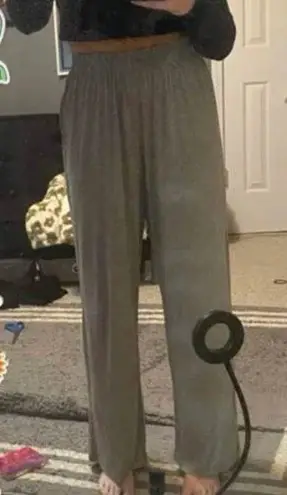 Flowy grey sweatpants Gray Size XS