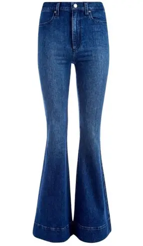 Alice + Olivia  Beautiful High Rise Bell Jeans in Love Train Size 24