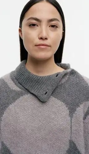 Marimekko Koralli Kivet Pullover Size Medium Gray