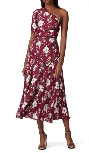 TALULAH La Maison Burgundy Cannes Midi Dress Size XS $350