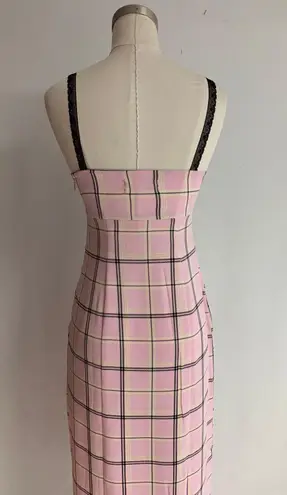 Urban Outfitters Lace Straps Plaid Dress NWOT