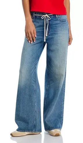 Paige  Zoey High Rise Wide Leg Jeans in Jazz Club (27) - Image 1