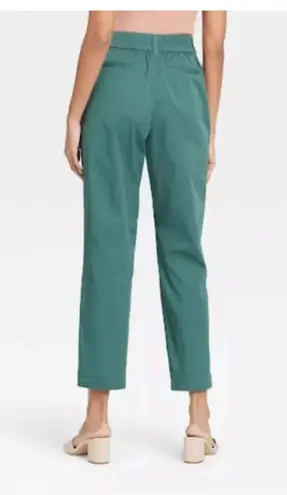 A New Day Women's  Teal Cropped Ankle Pants XS