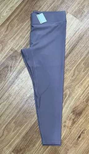 Bandier 3X NWT All Access NYC Center Stage Ribbed Legging Flint Color