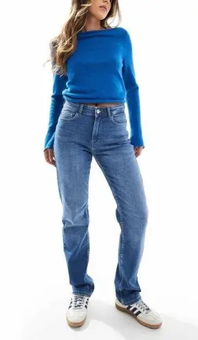 Only Blue Straight Leg Jeans