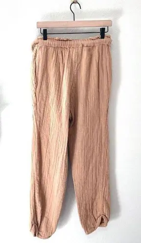 Free People  Suits You Set Pants Orange Tan Size S OB1143404