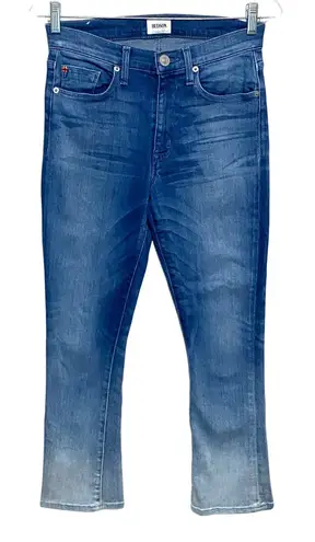 Hudson Jeans Womens 27 Harper High Rise Crop Baby Kick Flare Ombre Stretch Y2K
