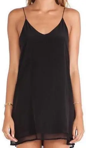 Revolve May. tangled mini silk dress