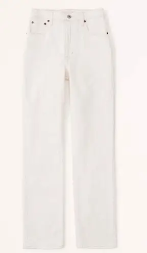 Abercrombie & Fitch Ultra High Rise Ankle Straight Jean