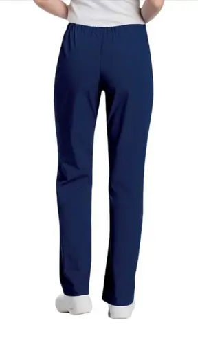 landau Ladies Natural Flare Leg Scrub Pant 8335 Blue Size M