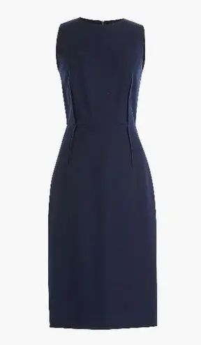 J.Crew  Navy Sheath dress in bi-stretch cotton