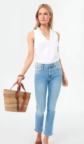 Tuckernuck POMANDER PLACE White Sleeveless Veronica Top | Small