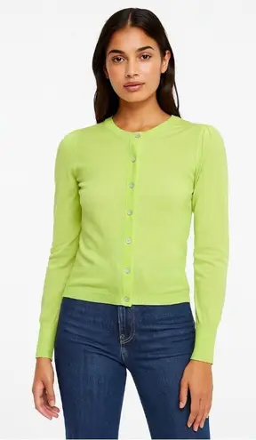 Maria di Ripabianca Italy Light Green 100% Cashmere Cardigan – Size 8