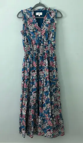 Elizabeth and James Meg Floral Tier Maxi Dress