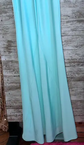 Boutique Blue Maxi Prom Dress