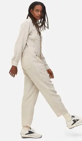 Mate the Label Linen Long Sleeve Jumpsuit