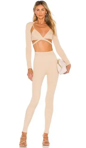 Camila Coelho | Tristan Pant in Tan | Size XS