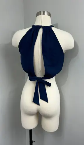 Wilfred Navy Crop Top