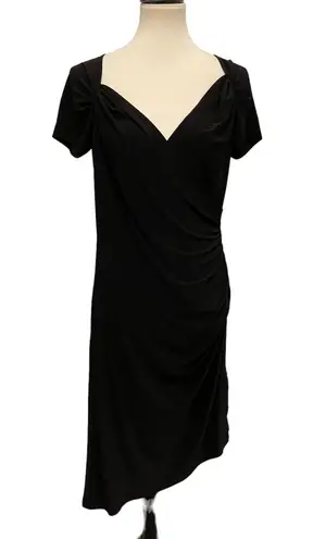 Norma Kamali X Revolve Short Sleeve Black Dress