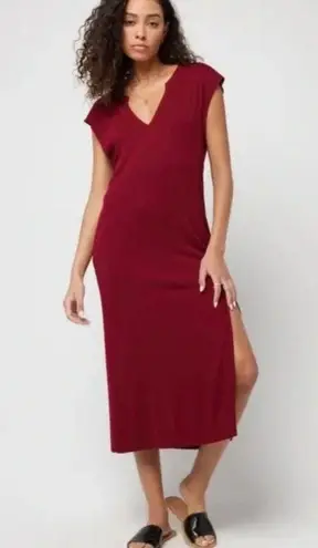 l*space L* Robyn V Neck Dress in Cabernet