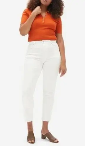 Everlane NEW  The Curvy Cheeky Jean in Bone White