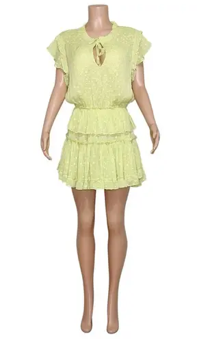 Sézane MISA LOS ANGELES Lilian Mini Drews, Honeydew Clip Dot, Large