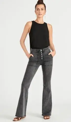 Rachel Roy Harp High-Rise Jeans, Dark Wash Wide Leg Denim Size 29 New w/Tag