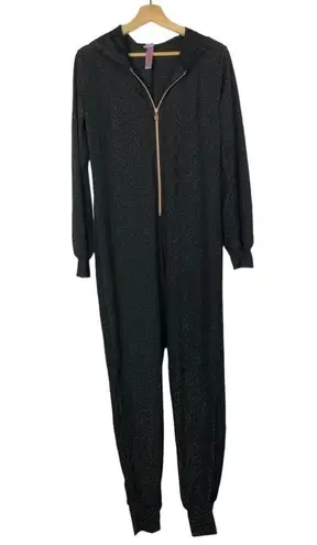 Savage X Fenty Black Sleep & Shine Long Sleeve Hooded Jumper M