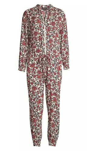 Robert Rodriguez Women's Taylor Floral Cropped Floral Shirt Jumpsuit Size 4