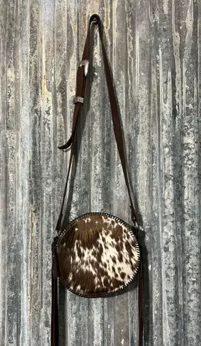 Cowhide crossbody Brown