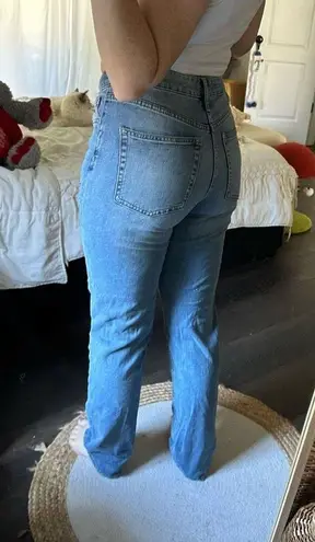 Rachel Parcell Women’s 26 High Rise Girlfriend Destroy Jeans