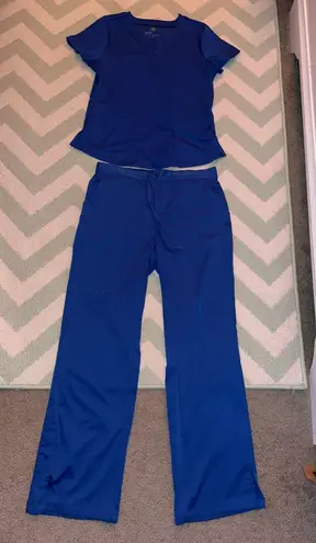 Natural Uniforms Scrub Set Blue Size M